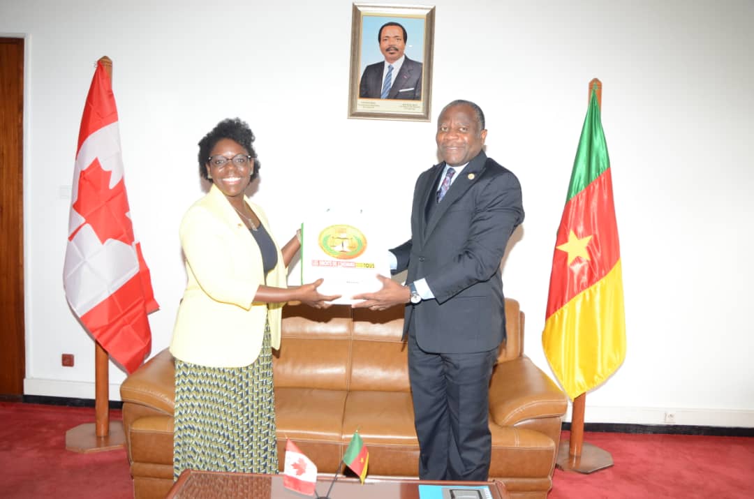 CHRC CHAIRPERSON DISCUSSES FUTURE AREAS OF COLLABORATION ON ISSUES OF HUMAN RIGHTS IN CAMEROON WITH THE CANADIAN HIGH COMMISSIONER