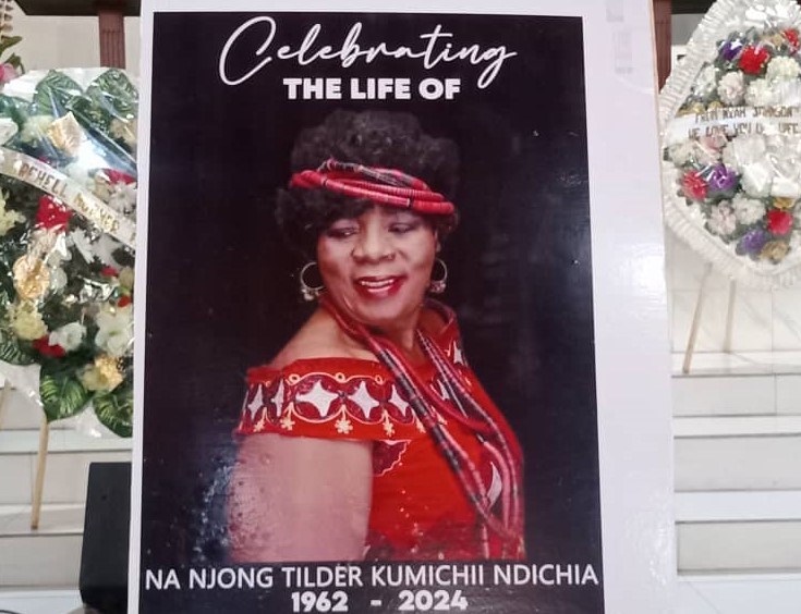 Funeral tributes : The memory of the former Commissioner of the NCHRF, NA NJONG TILDER KUMICHII NDICHIA, was honoured by the CHRC