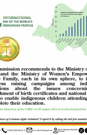 SOME EXTRACTS OF THE STATEMENT BY THE CHRC TO MARK THE INTERNATIONAL DAY OF THE WORLD’S INDIGENOUS PEOPLES