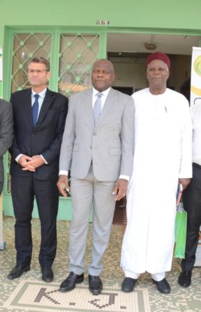 COOPERATION BETWEEN THE CHRC AND THE ICRC, Prof James Mouangue Kobila granted an audience to Mr Stéphane Bonamy, Prof James Mouangue Kobila granted an audience to Mr Stéphane Bonamy