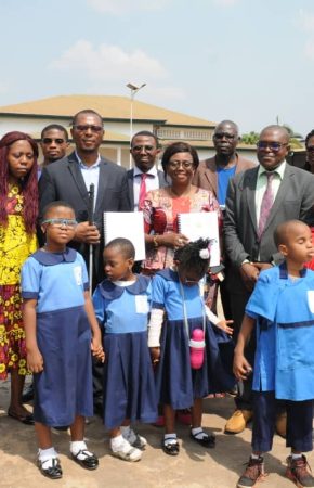 CHRC distributes copy of the Braille statement on World Braille Day