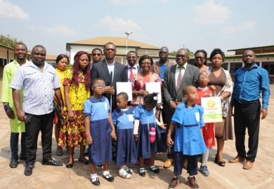 CHRC distributes copy of the Braille statement on World Braille Day