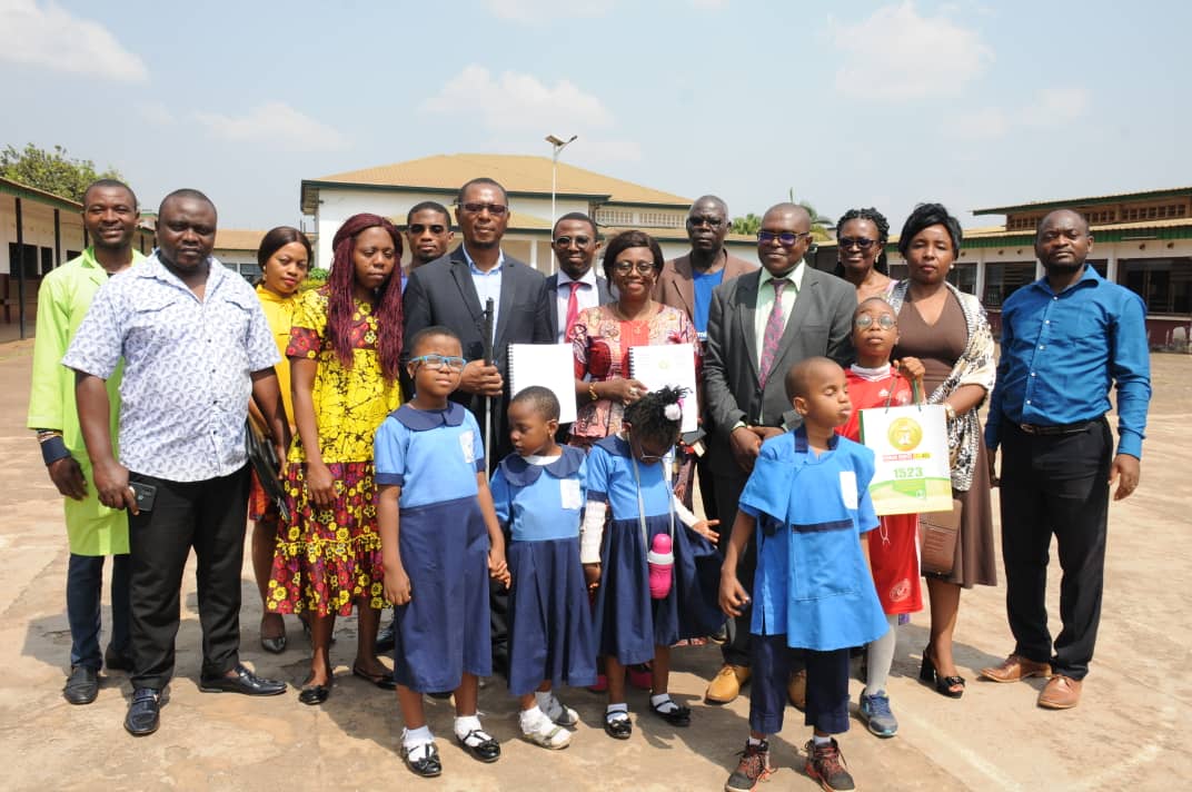 CHRC distributes copy of the Braille statement on World Braille Day