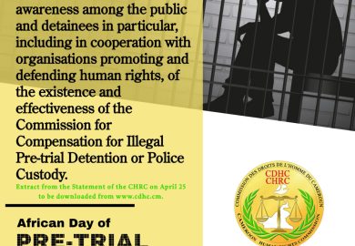 STATEMENT BY THE CHRC TO MARK THE SEVENTH AFRICAN DAY OF PRE-TRIAL DETENTION