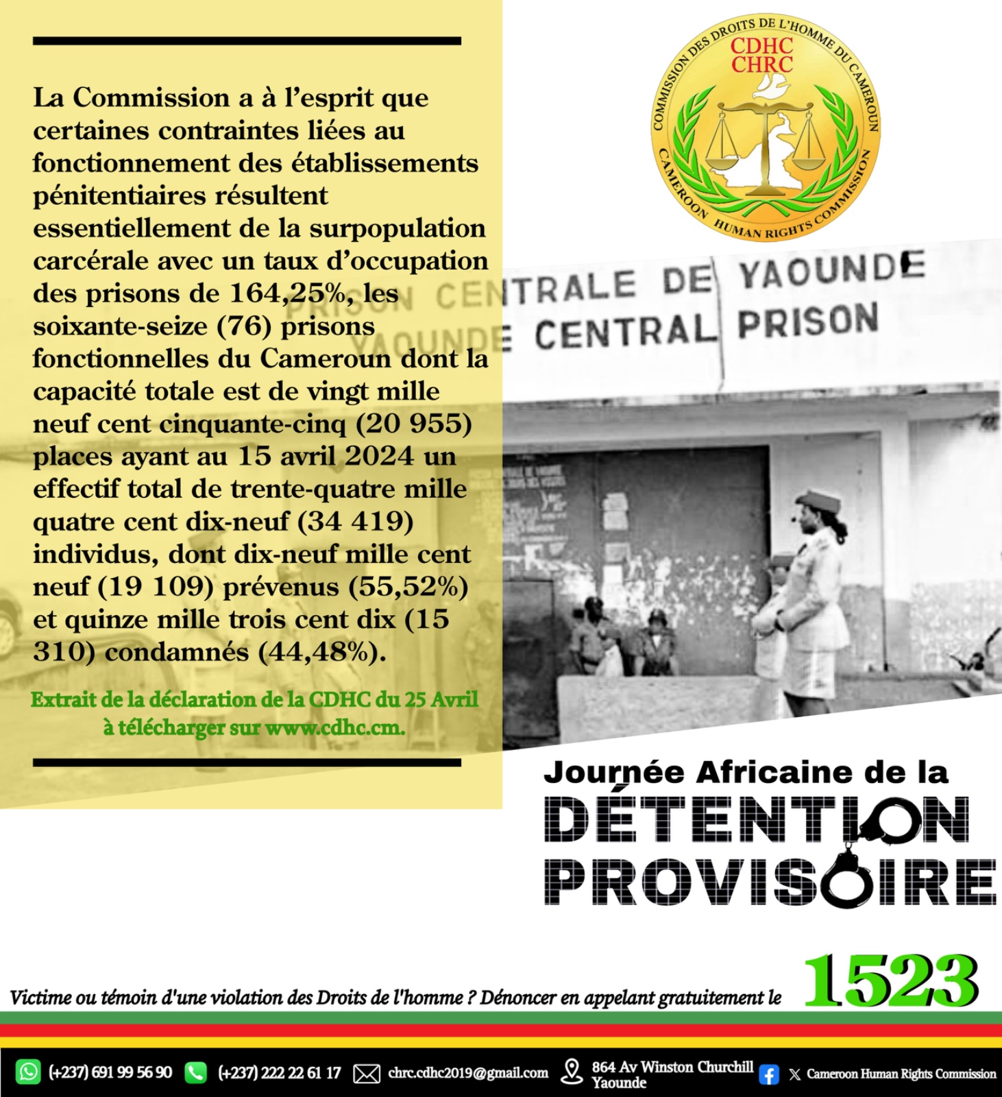 Articles de presse sur la CDHC publiés en ligne