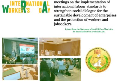 STATEMENT BY THE CHRC TO MARK THE 138TH INTERNATIONAL LABOUR DAY, 1ST MAY 2024
