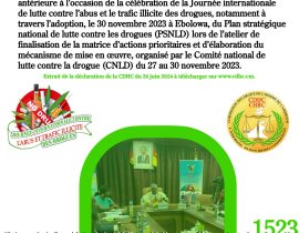 DÉCLARATION DE LA CDHC À L’OCCASION DE LA CÉLÉBRATION DE LA 37E ÉDITION DE LA JOURNÉE INTERNATIONALE CONTRE L’ABUS ET LE TRAFIC DE DROGUES