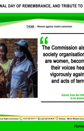 CELEBRATING THE INTERNATIONAL DAY OF REMEMBRANCE AND TRIBUTE TO THE VICTIMS OF TERRORISM