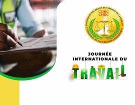 CÉLÈBRATION DE LA 139E ÉDITION DE LA JOURNÉE INTERNATIONALE DU TRAVAIL au Siège de la CDHC