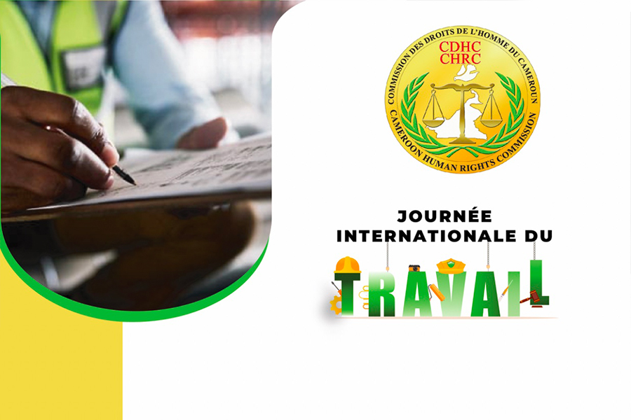CÉLÈBRATION DE LA 139E ÉDITION DE LA JOURNÉE INTERNATIONALE DU TRAVAIL au Siège de la CDHC