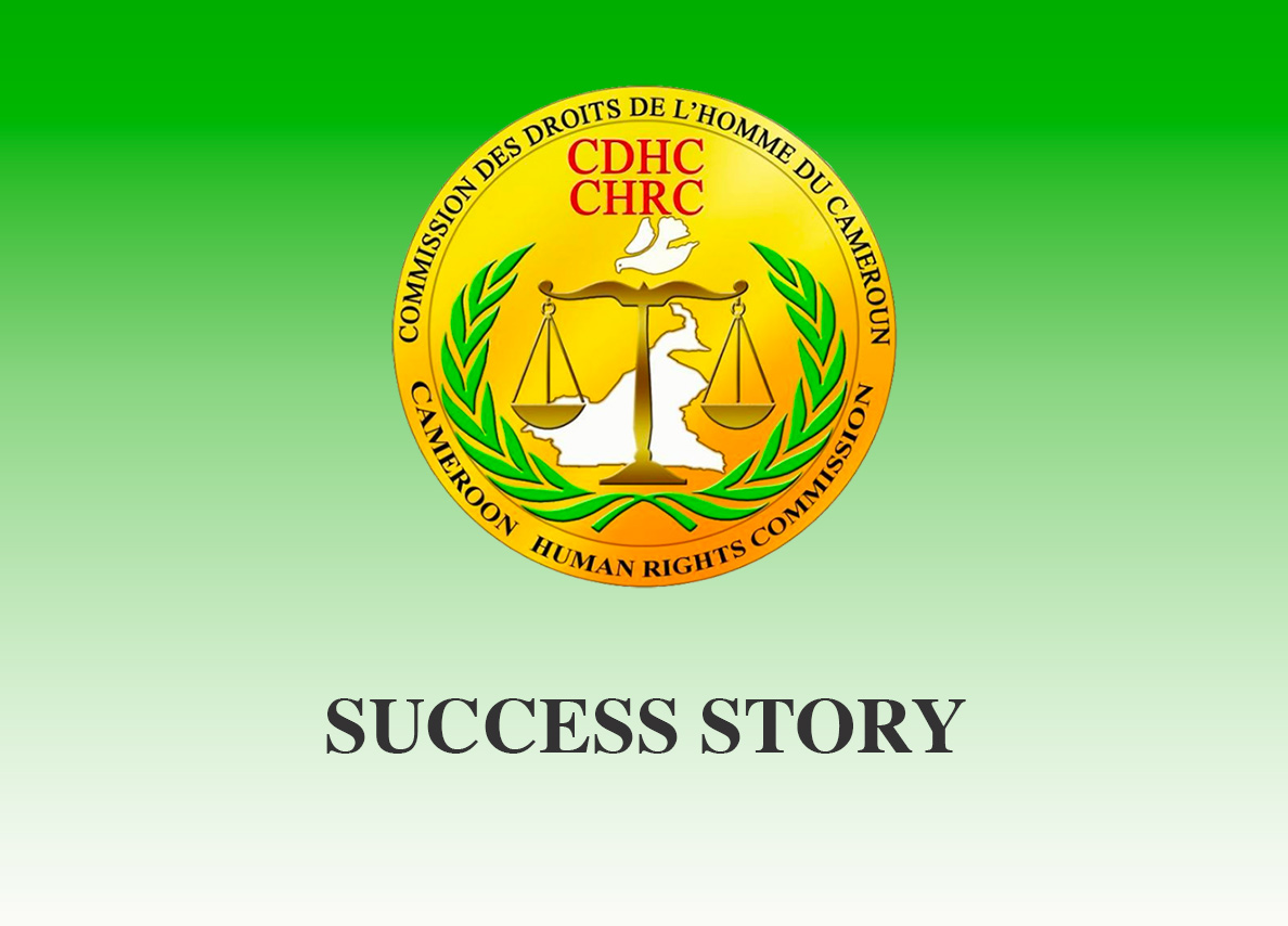 The Cameroon Human Rights Commission (CHRC) upholds the rights to education of a student, Paule Albine Ottou.