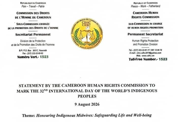 Statement by the CHRC to mark the 32nd international Day of the world’s indigenous peoples