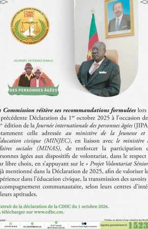 Visuels de sensibilisation de la Déclaration de la CDHC à l&rsquo;occasion de la Journée internationale des personnes âgées